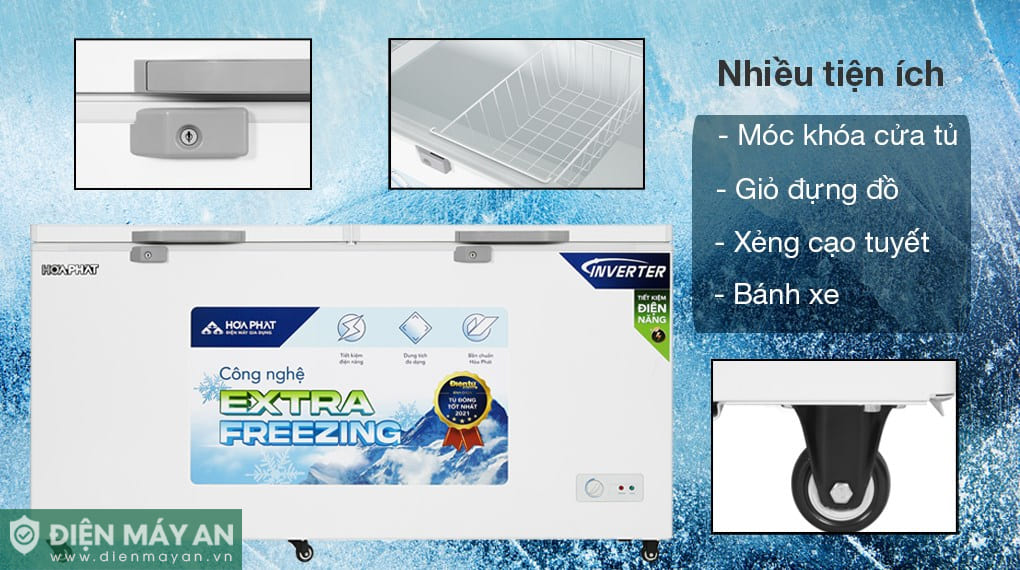 Tủ đông Hòa Phát Inverter 544 lít HPF AD8544